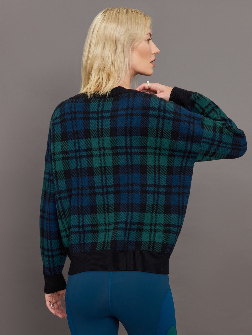 Joey Sweater - Wintergreen Plaid