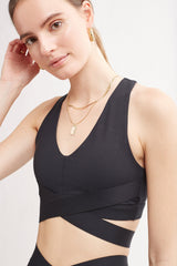 Corso Crossover Bra - Black