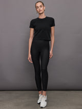 Bowery Boxy Weekend Cotton Tee - Black