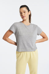 Bowery Boxy Tri-Blend Tee - Heather Grey