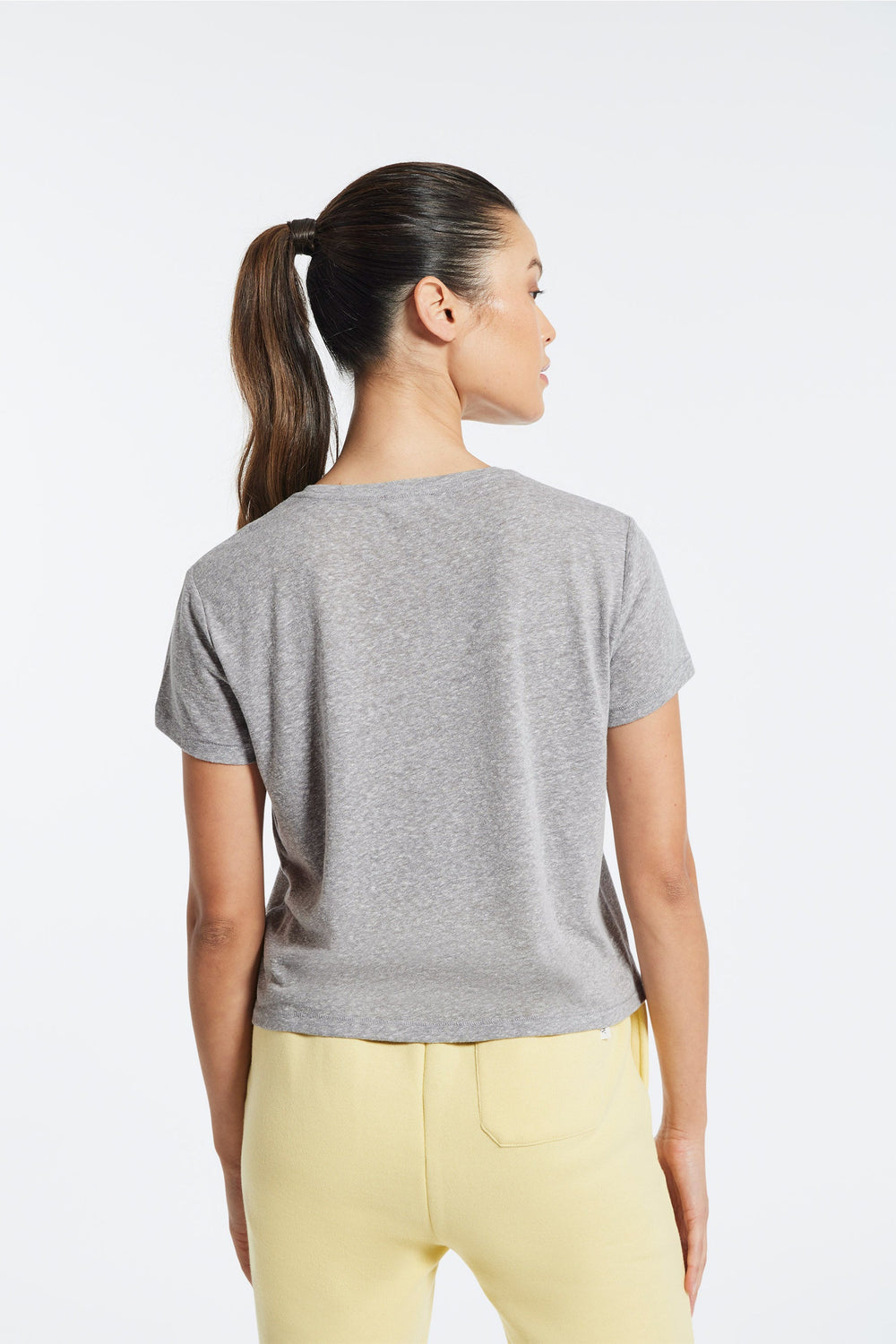 Bowery Boxy Tri-Blend Tee - Heather Grey