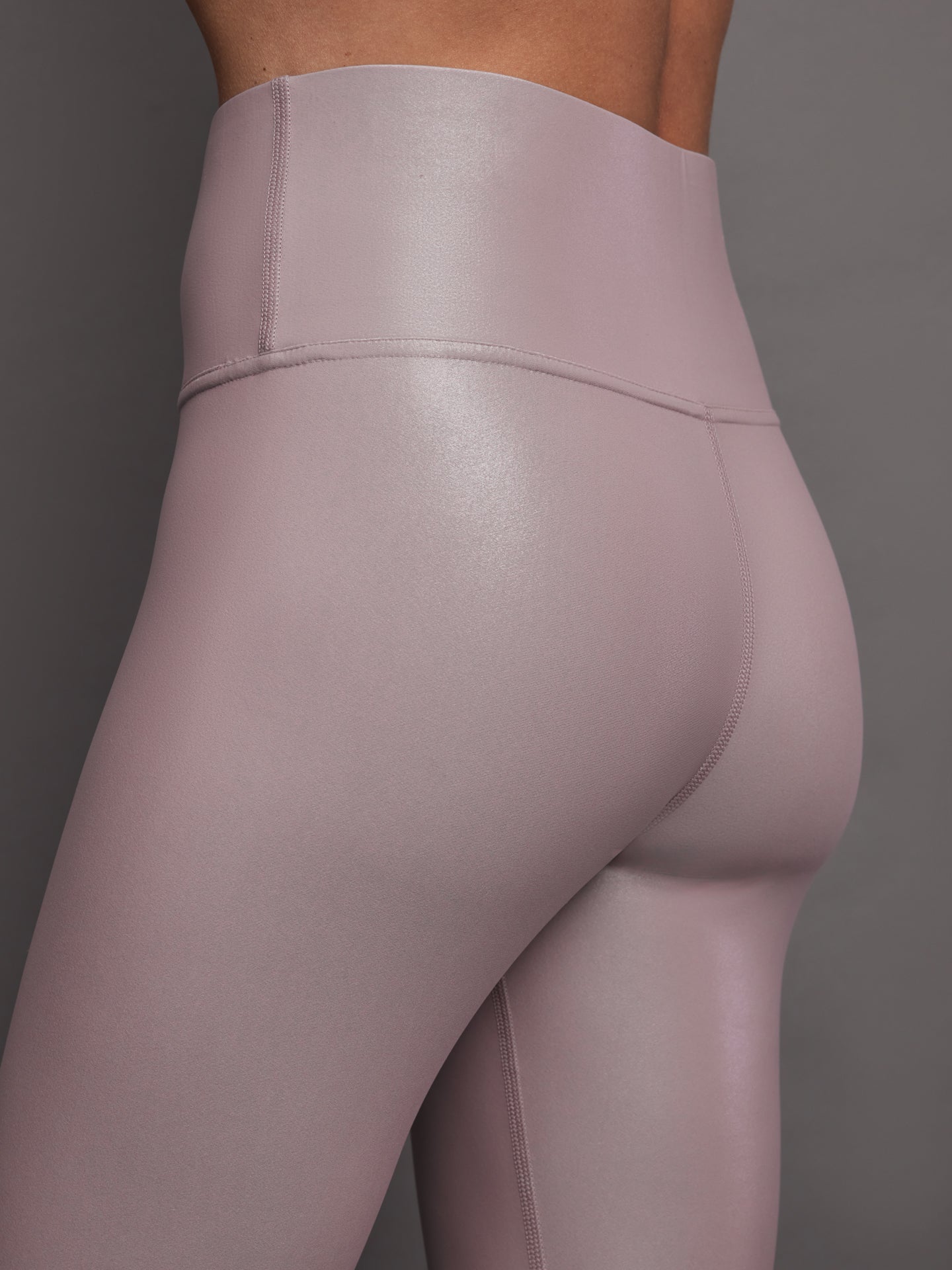 Carbon38 Luminous High-Rise Full Length Leggings top in Blush Pink Size XS