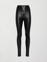 High Rise Full-length Legging in Crocodile Takara Shine - Black