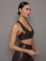 Action Bra 2.0 in Takara Shine - Dark Oak