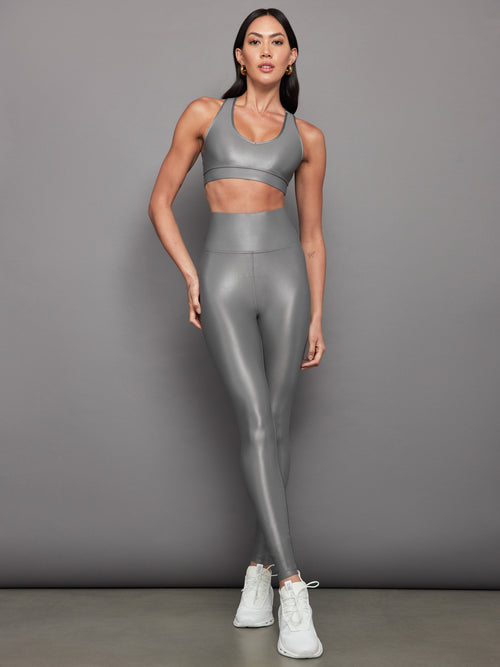 Carbon 38 Takara Shine High Waisted Leggings Shiny Athletic Size XS Black -  $45 - From Nadine