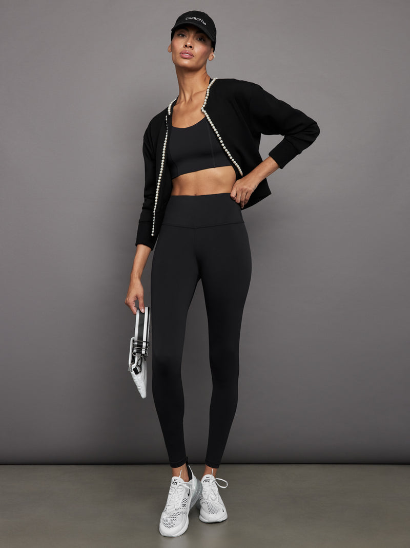 Bodybrics High Waisted Carbon Legging Black Women Leggings