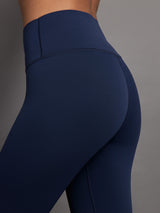 High Rise Full-Length Legging in Diamond Compression - Navy Blazer