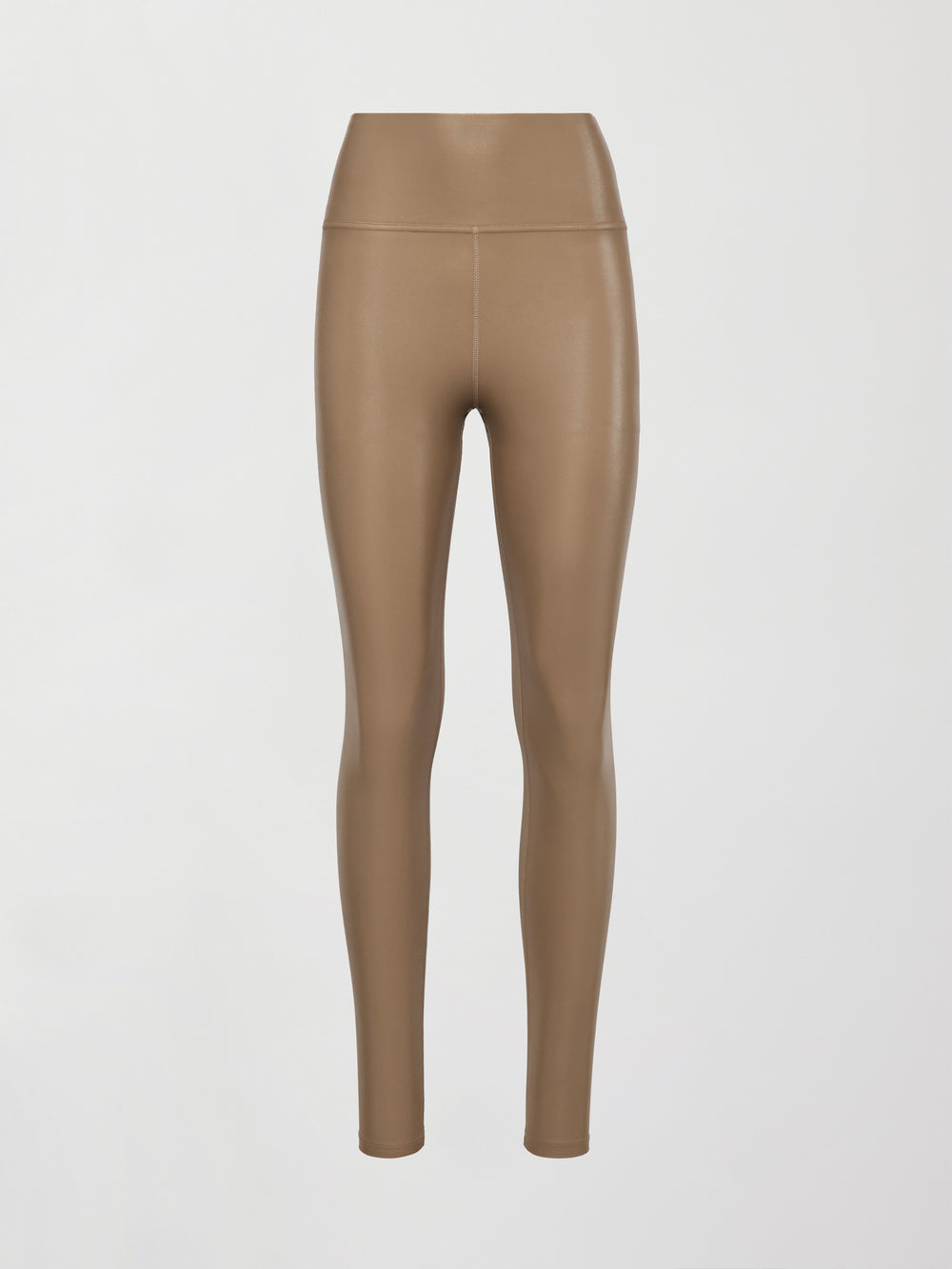 High Rise Full-Length Legging in Takara Shine - Caribou