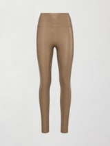 High Rise Full Length Legging in Takara Shine - Caribou