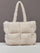 Sherpa Puffer Bag - Natural Sherpa