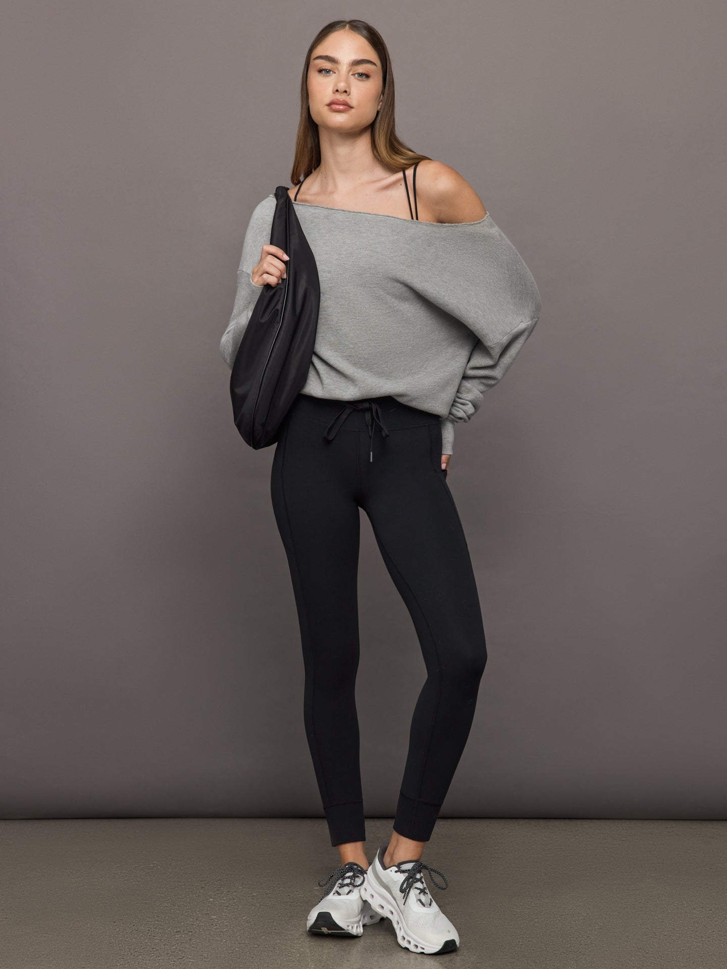 レッグウェア Deuxieme Classe Americana LEGGINGS High Rise Pocket Legging in Melt - Black – Carbon38