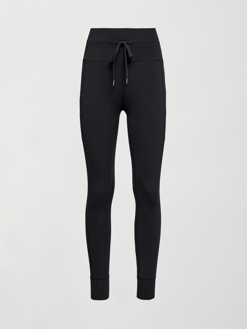 High Rise Sport Pocket Legging in Melt - Black