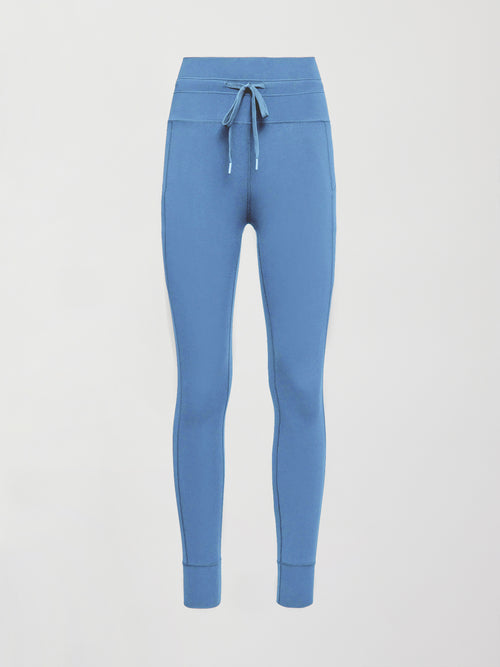 High Rise Sport Pocket Legging - Coronet Blue