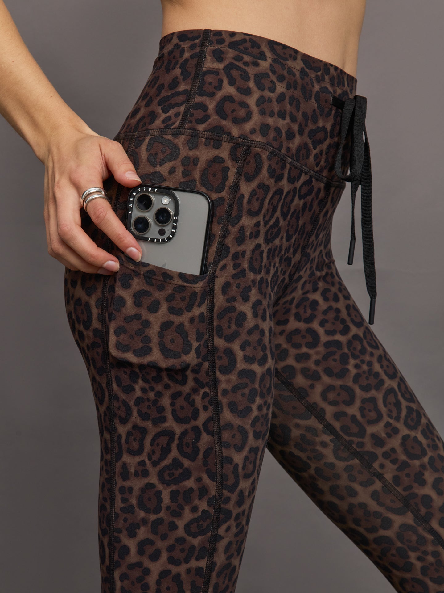 シャルボン LEOPARD 10 POCKETS SHORT LEGGINGS CARB-YD1008LP-PRNTLEO-25SM-