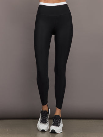 Contrast Waistband Legging in Melt