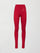 Spliced Colorblock Shine Legging in Melt - Crimson Red