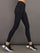 High Rise Legging in Ribbed Melt - Black