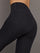 High Rise Legging in Ribbed Melt - Black