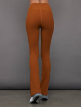 Split Bootcut Legging in Melt - Caramel Cafe