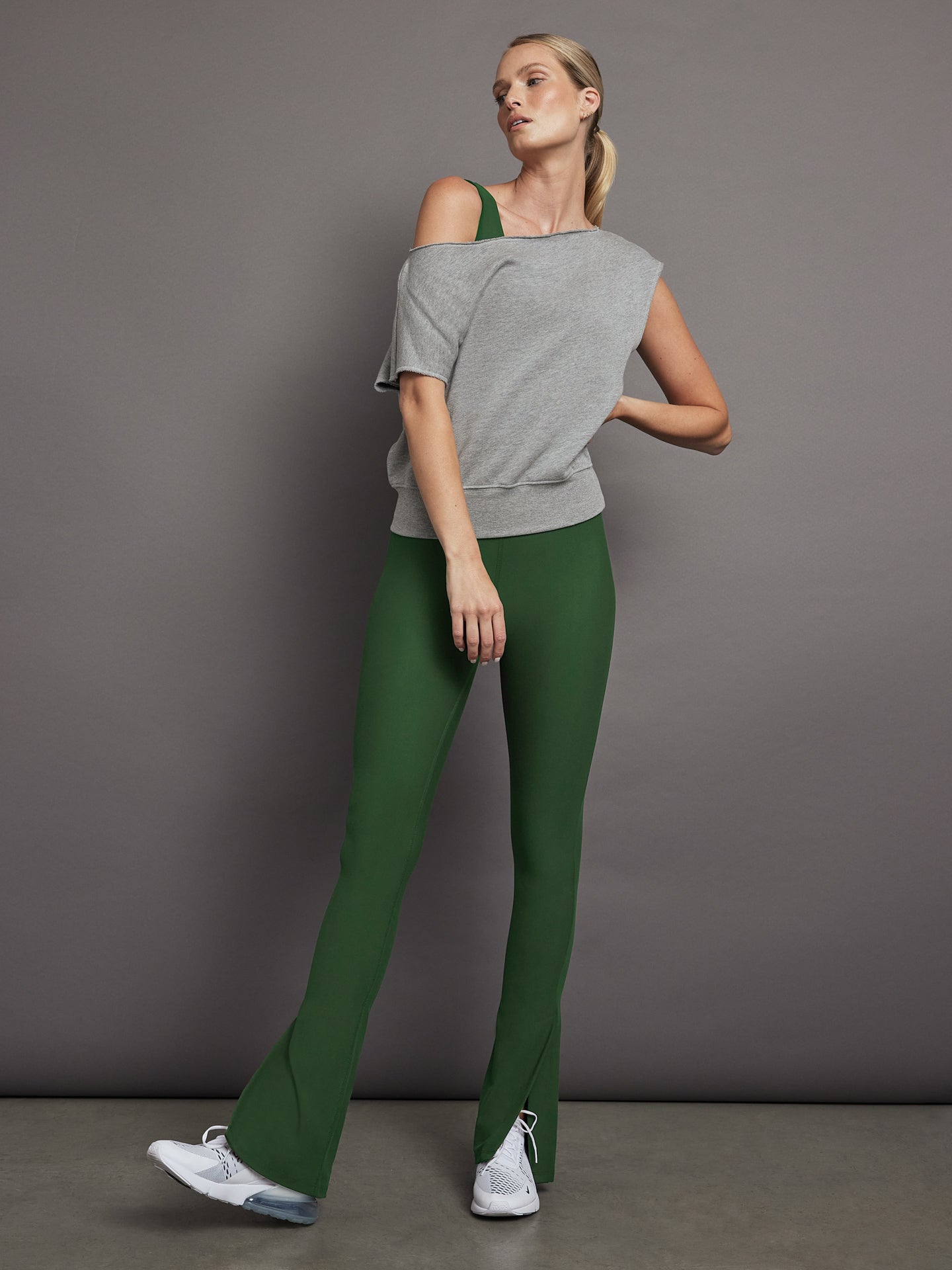 Split Bootcut Legging in Melt Formal Garden Carbon38