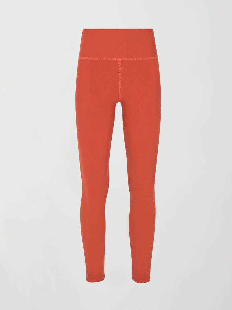 High Rise Legging in Melt - Burnt Sienna