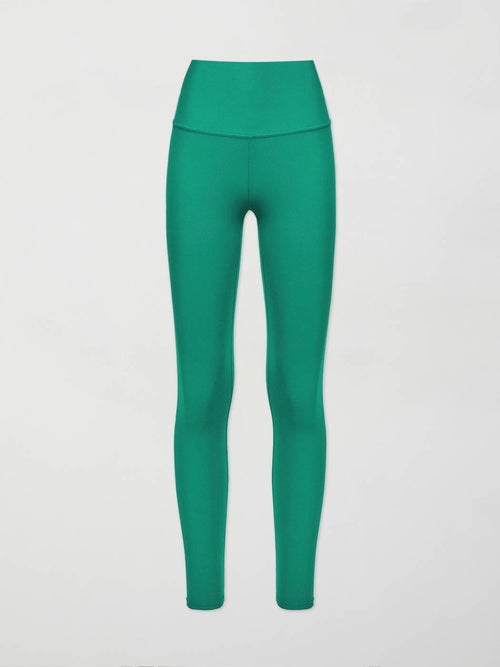 High Rise Legging in Melt - Malachite