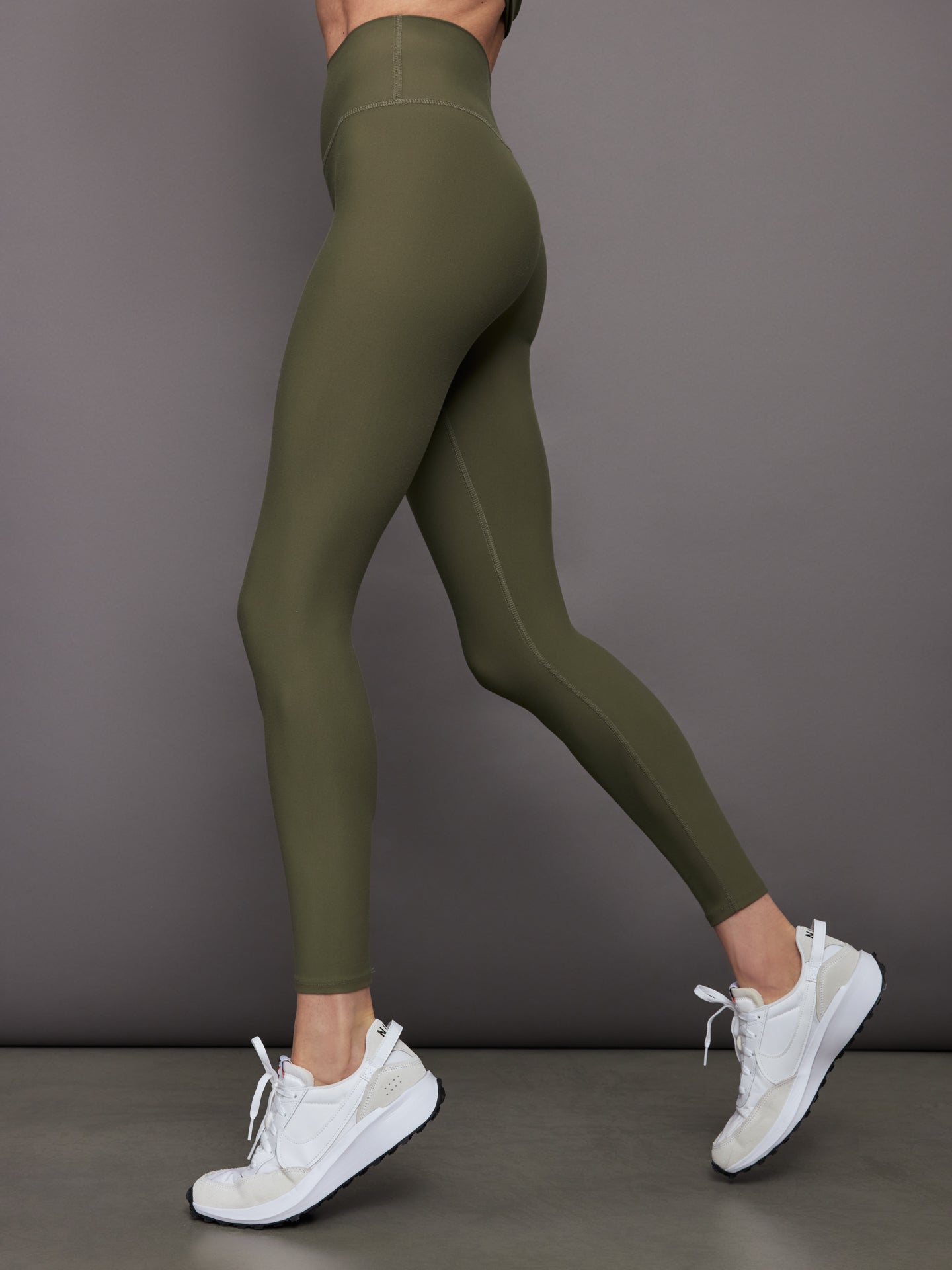 Superset High Waist Seamless Leggings in Olive | Oh Polly