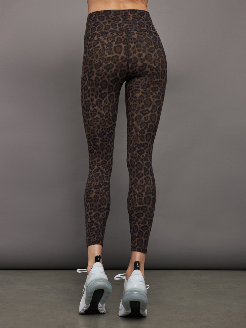 Evolution and Creation Leopard Print Multi Color Silver Leggings Size M -  15% off