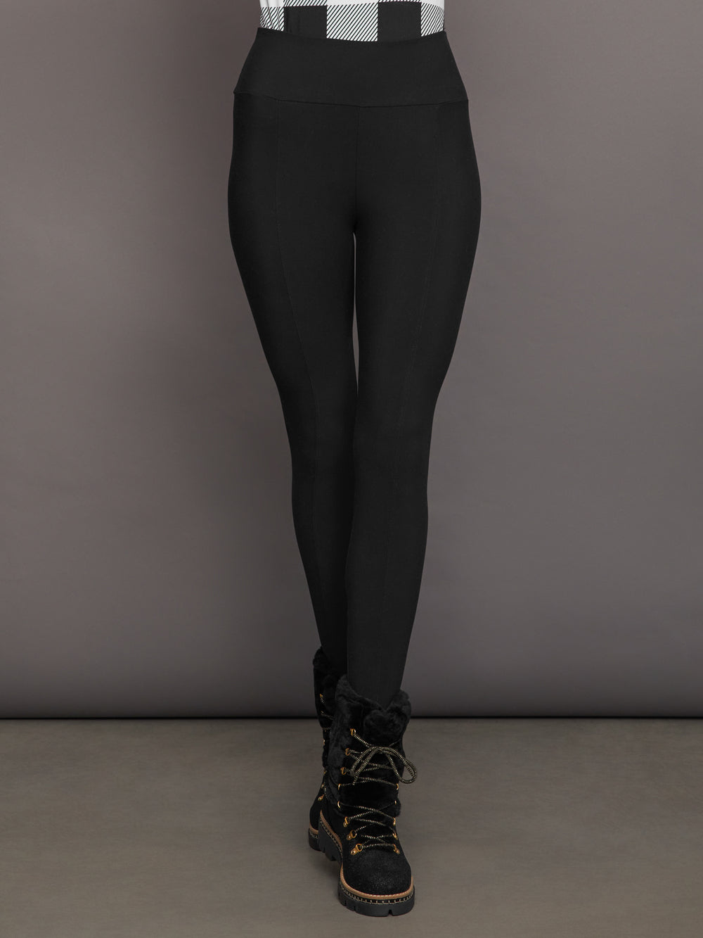 Leggings Kappa Black size 36 FR in Polyester - 40835434