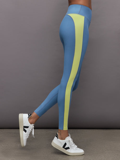 Colorblock Legging in Melt - Coronet Blue  / Charlock