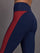 Colorblock Legging in Melt - Navy / Red Dahlia