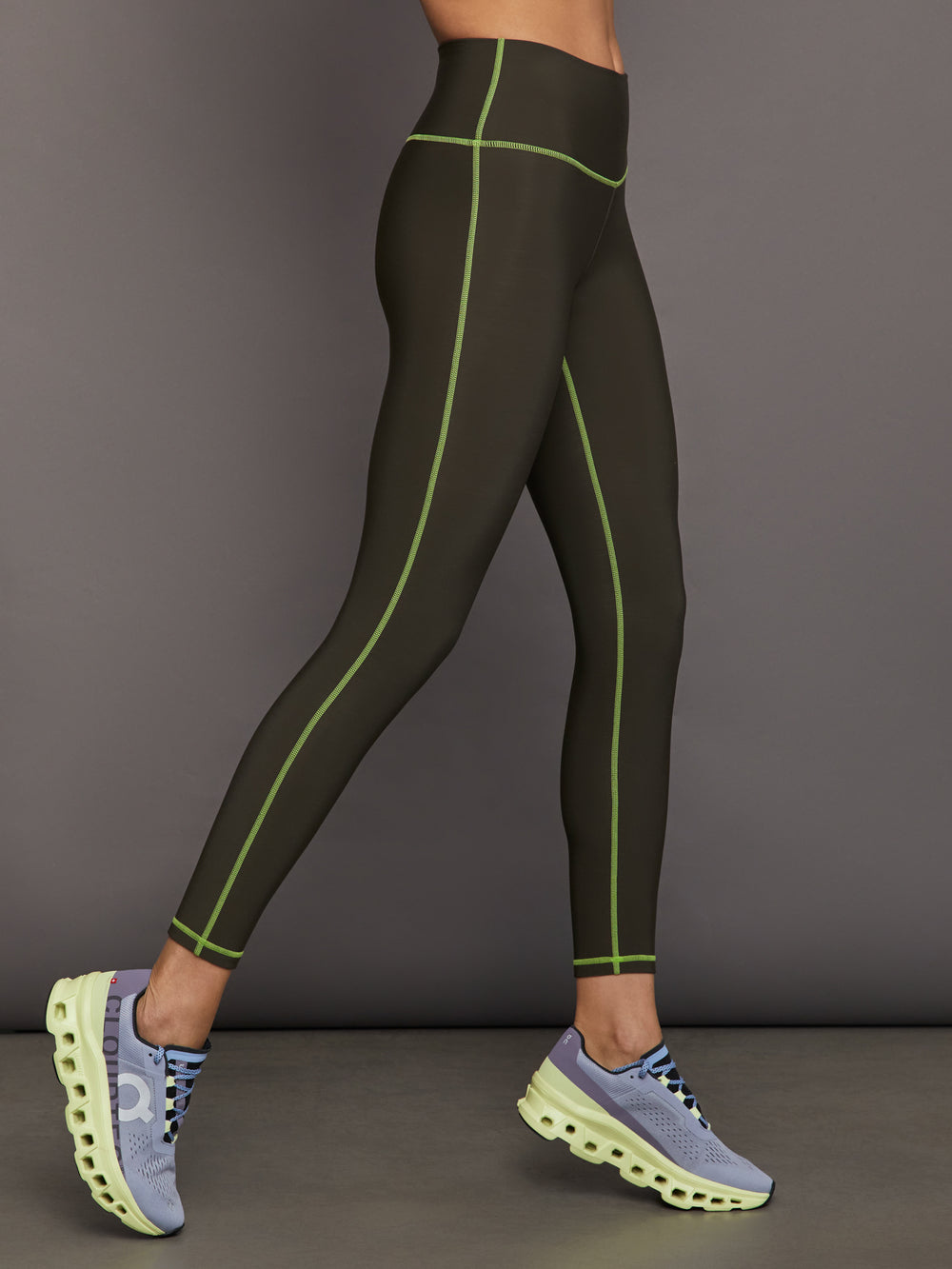 carbon38 Logo Athletic Leggings for Women
