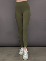 Crochet Legging in Melt - Olive