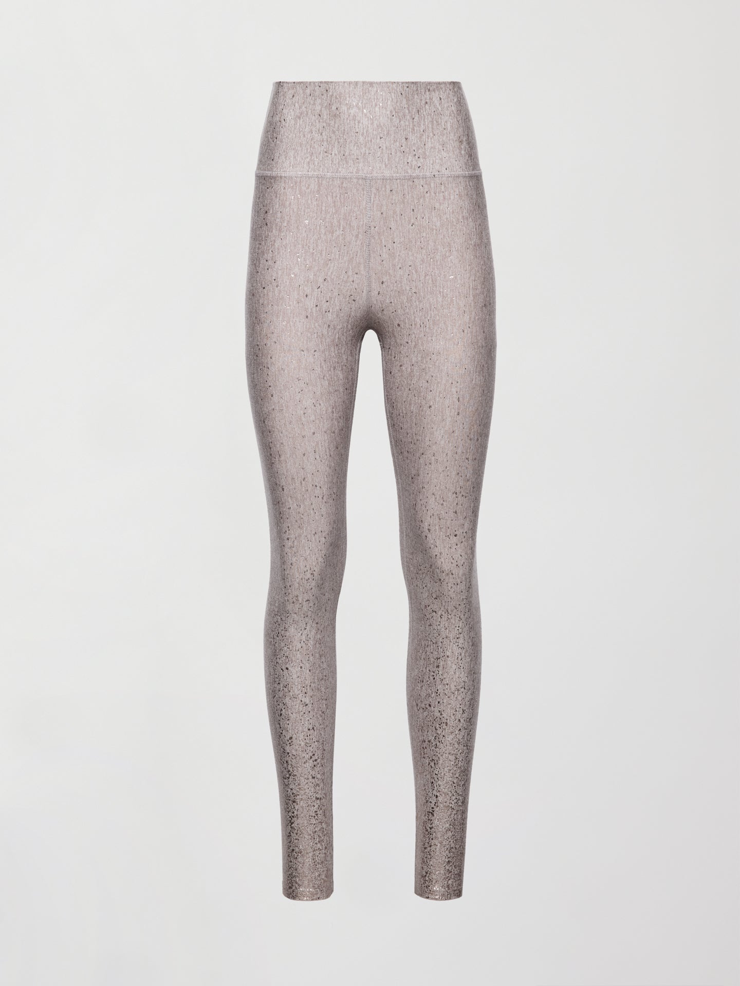 Foil Legging in Melt Oatmeal Heather with Rose Gold Foil Carbon38