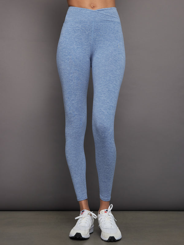 Carbon 38 Blue Tie Dye Ribbed High Rise Leggings Size XS - $50 New