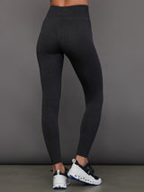 Wrap Legging in Heather Melt - Charcoal Heather