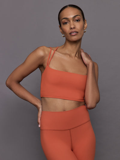 Strappy Bra in Melt - Burnt Sienna