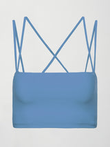 Strappy Bra in Melt - Coronet Blue