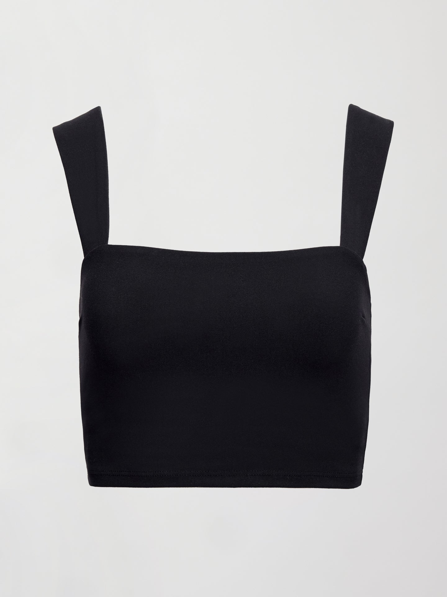 Square Neck Bra Top in Melt - Black – Carbon38