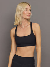 Racerback Bra in Ribbed Melt