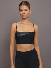 Spliced Colorblock Shine Bra in Melt