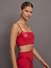 Spliced Colorblock Shine Bra in Melt