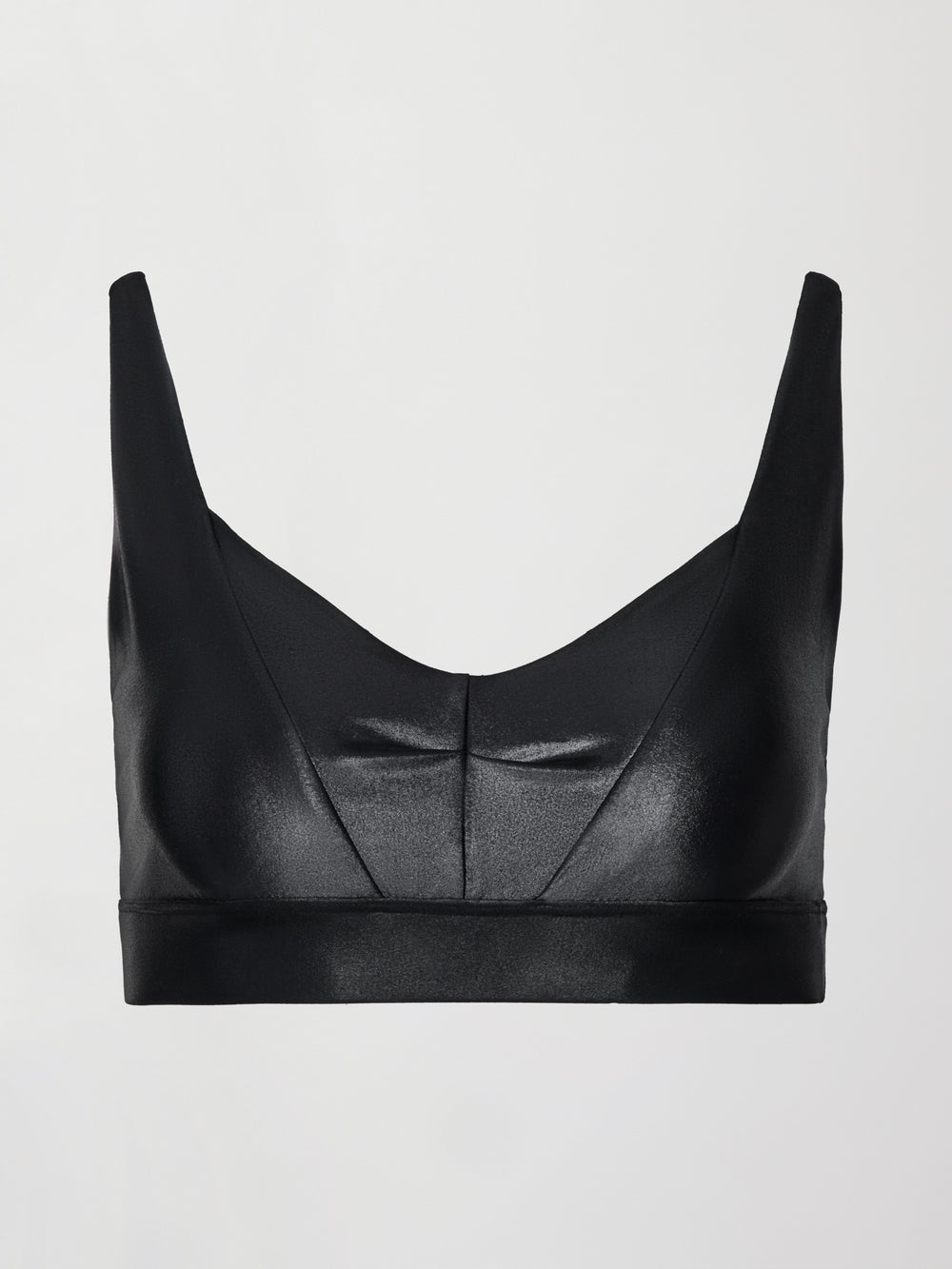 Soft Sculpt Sports Bra in Takara Shine - Black