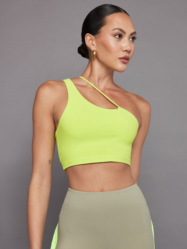 Outdoor Voices + Rapha Sports Bra Sulphur Springs Yellow carbon38 bandier  XS NWT