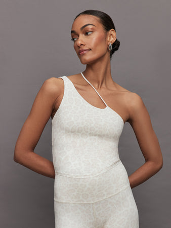 One Shoulder Convertible Tank in Melt