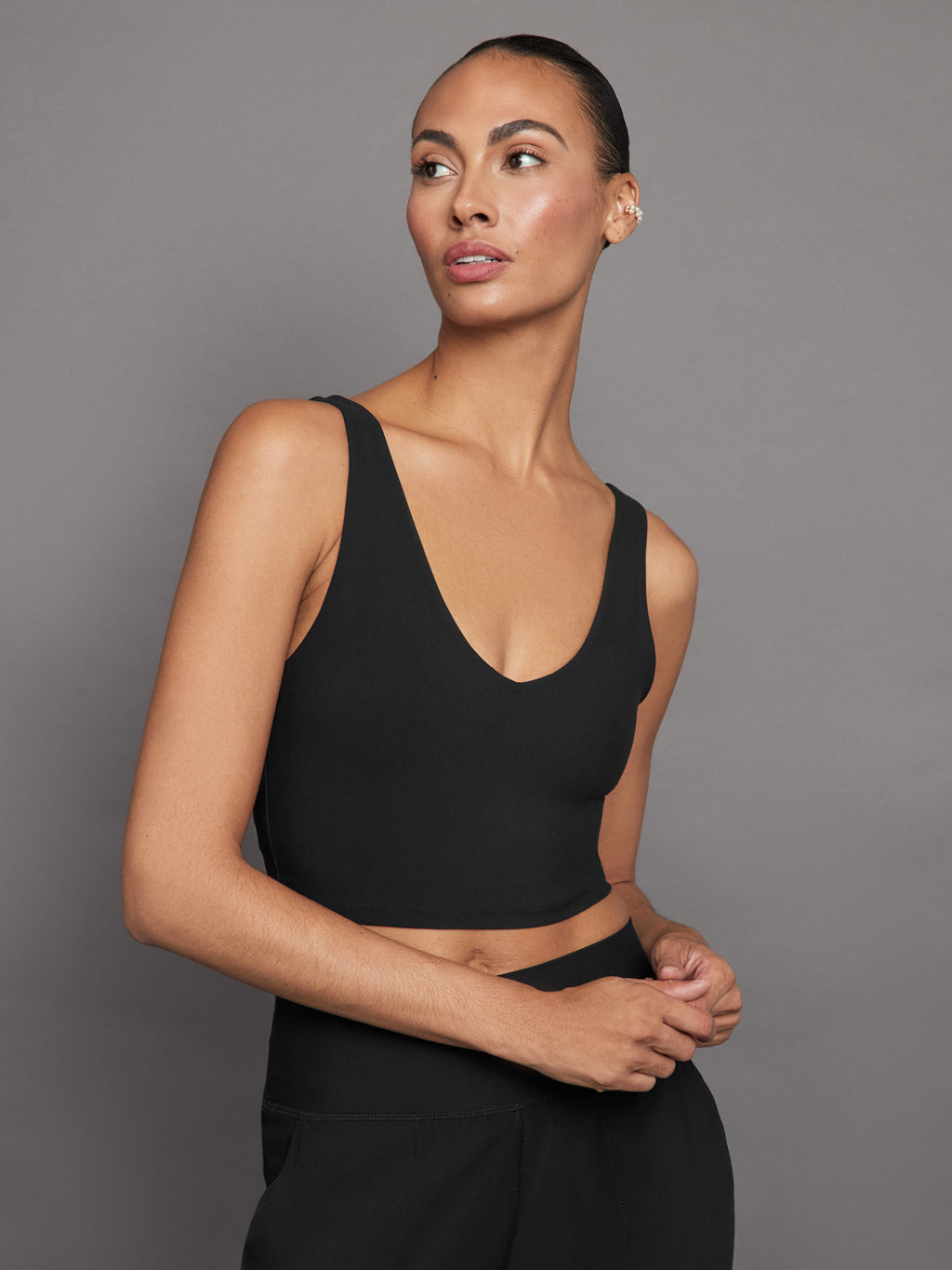 V Neck Longline Bra Melt