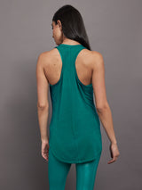 Long RacerBack Tank - Velvet Green