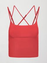 Strappy Tank in Melt - Tomato