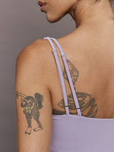 V Neck Tank in Melt - Lavender Grey