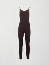 Strappy Jumpsuit in Diamond Compression - Java